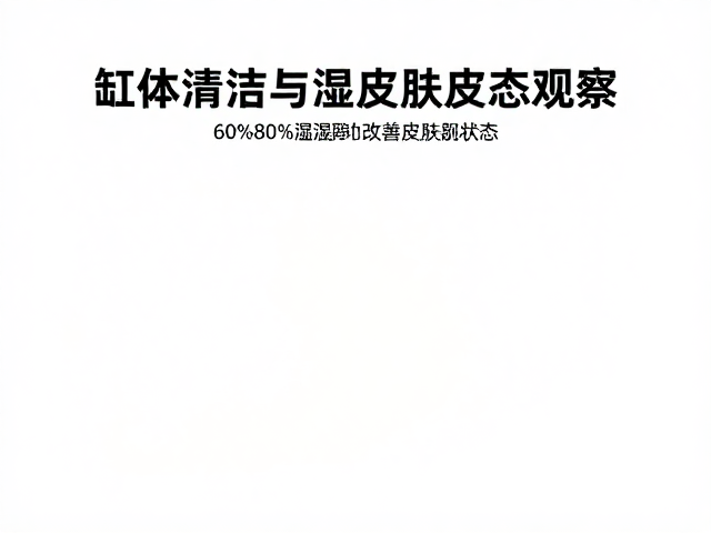 缸体清洁与湿度维持,60%-80%湿度助改善皮肤状态观察
