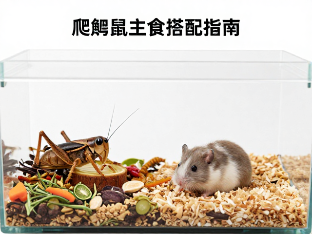 爬宠缸体清洁与适应期管理,蟋蟀乳鼠主食搭配指南