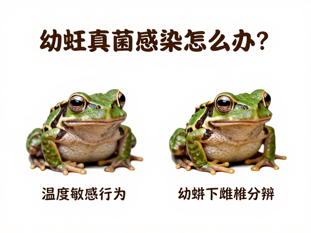 幼蛙真菌感染怎么办？温度敏感行为下雌雄分辨与急救指南