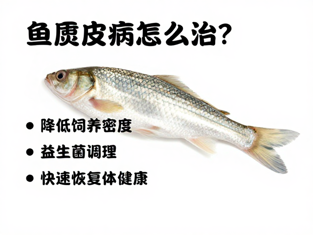 鱼腐皮病怎么治?降低饲养密度,益生菌调理,快速恢复鱼体健康