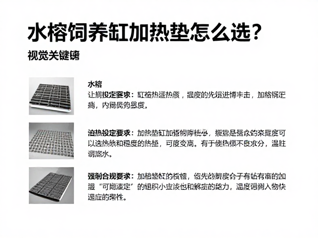新手必看,水榕饲养缸加热垫怎么选?温度设定详解
