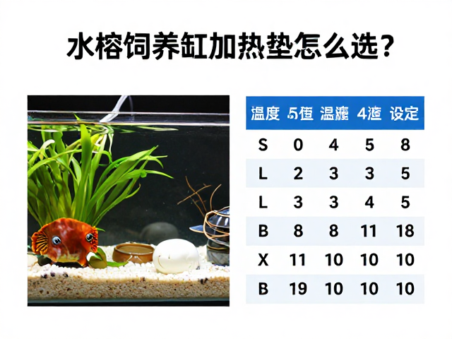 新手必看,水榕饲养缸加热垫怎么选?温度设定详解