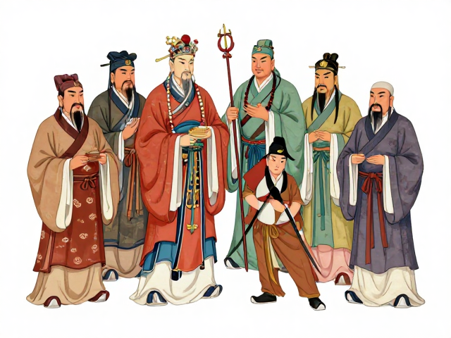 八仙福禄寿喜寓清风高节,探寻东方文化的精神图腾