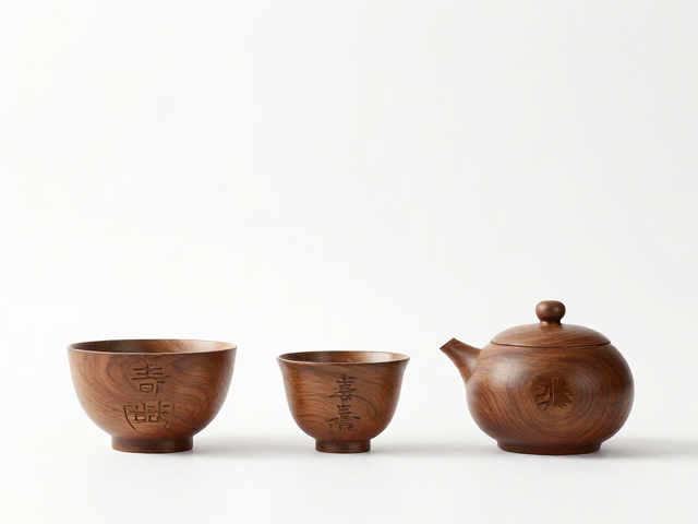 福禄寿喜茶器香具,木之温润厚重,定一方雅致生活
