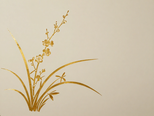 禅意描金梅兰竹菊,东方美学家居装饰灵感指南