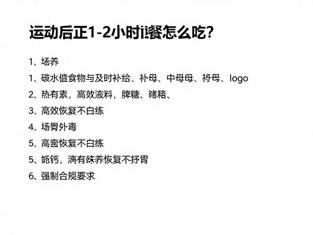 运动后1-2小时正餐怎么吃？及时补给，补钙，高效恢复不白练