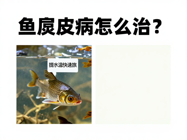 鱼腐皮病怎么治?控密度,提水温快速恢复