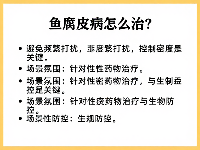 鱼腐皮病怎么治?避免频繁打扰,控制密度是关键