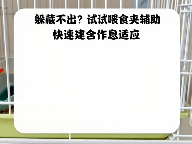 喂食夹在建立信任中的物理辅助作用