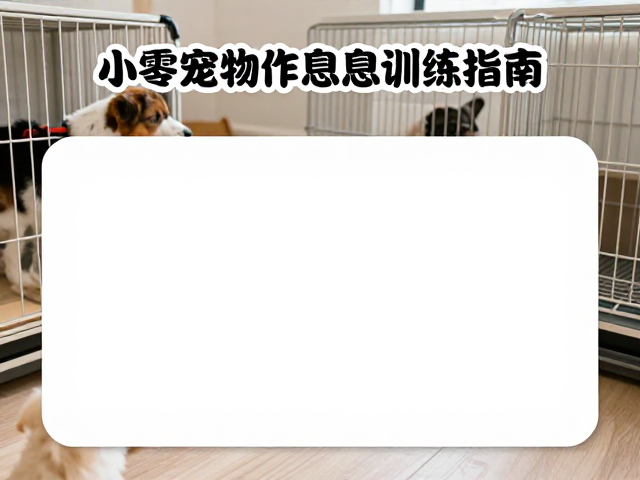 宠物笼舍作息适应,小号胸背与多人环境脱敏训练指南