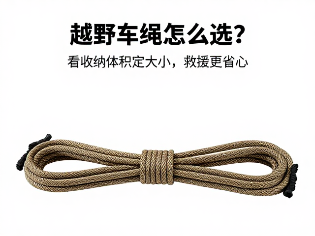 3米越野拖车绳怎么选？看收纳体积定大小，救援更省心