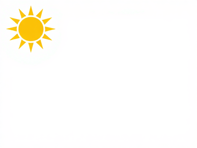 太阳与尖角星芒下的负空间留白,高SEO流量视觉构图指南