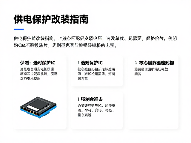 供电保护改装指南，选对保护IC，完美匹配原机电压规格