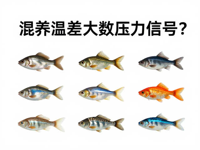 混养温差大致应激?识别鱼虾压力信号,避免死鱼风险