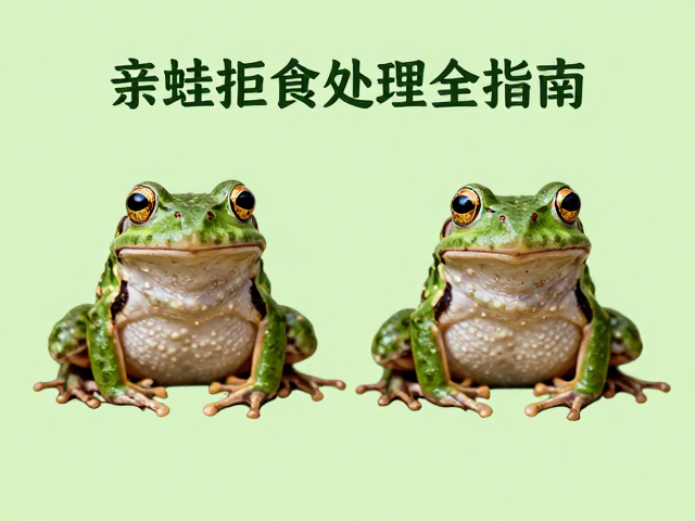 青蛙雌雄分辨与四肢生长,亲蛙拒食处理全指南