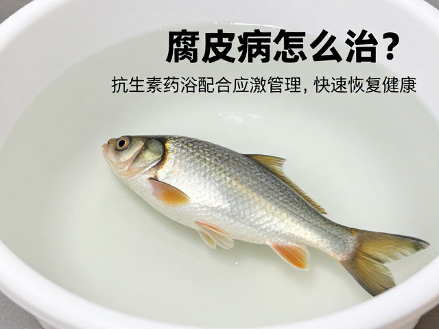 腐皮病怎么治?抗生素药浴配合应激管理,快速恢复鱼体健康