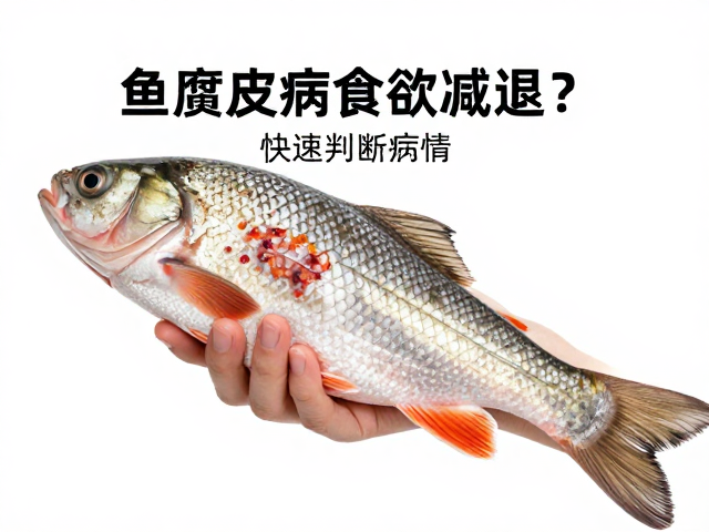 鱼腐皮病食欲减退?检查皮肤溃烂脱落,快速判断病情