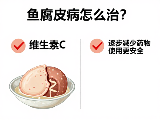 鱼腐皮病怎么治?补充维生素C,逐步减少药物使用更安全