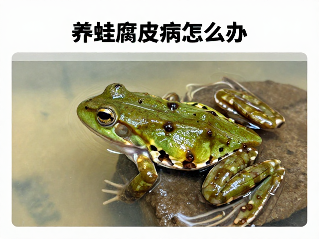 养蛙腐皮病怎么办?隔离病蛙后这样治疗见效快