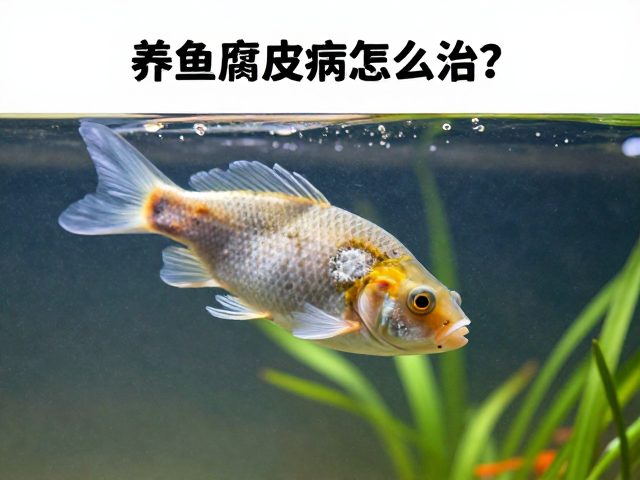 养鱼腐皮病怎么治?控pH值6.5-7.5,避免频繁打扰防复发