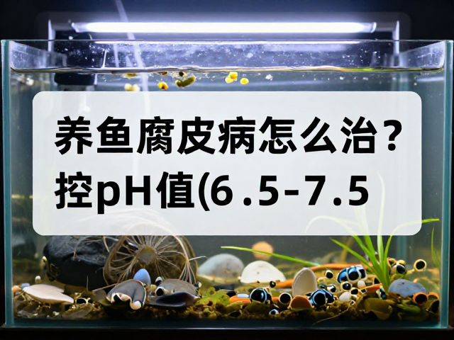 养鱼腐皮病怎么治?控pH值6.5-7.5,避免频繁打扰防复发