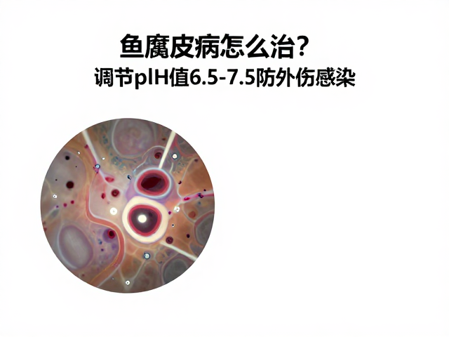 鱼腐皮病怎么治？调节pH值6.5-7.5防外伤感染