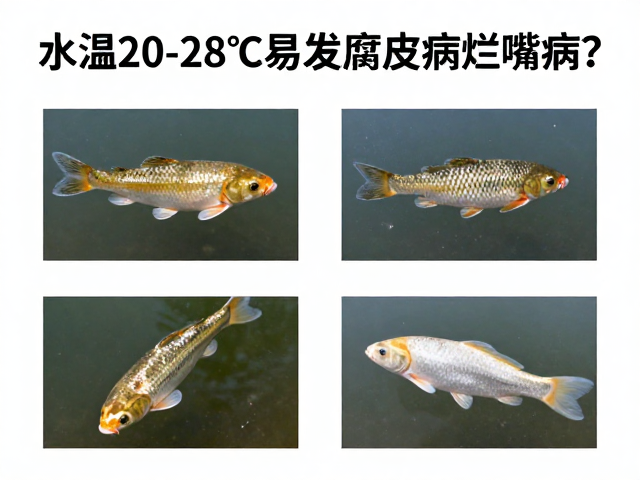 水温20-28℃易发腐皮病烂嘴病?3步精准防治指南