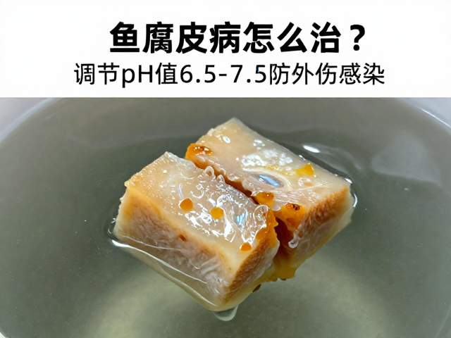 鱼腐皮病怎么治？调节pH值6.5-7.5防外伤感染