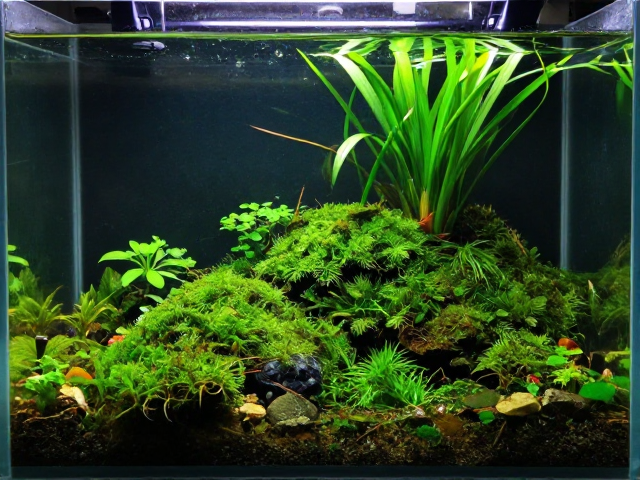 半水陆缸饲养指南,水苔铺设技巧与保湿秘诀