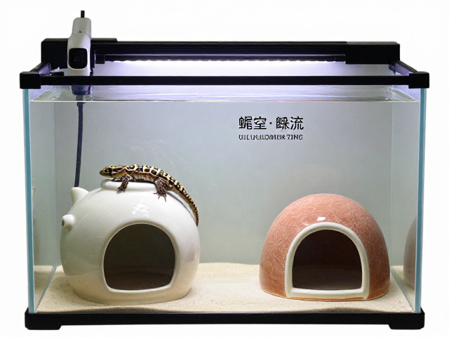 饲养缸配陶瓷躲避屋,加热棒温控器,爬虫饲养温控与躲避指南