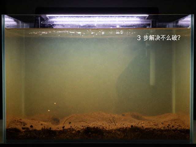 泥炭土饲养缸水质浑浊怎么破?3步解决不发白