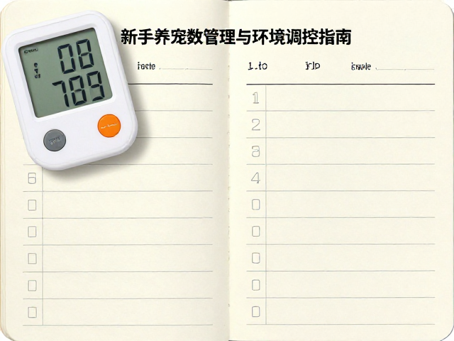 饲养缸温湿度计,记录本,新手养宠数据管理与环境调控指南