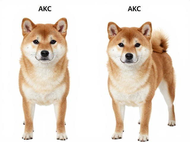 日系柴犬品相解析,对照AKC标准,选面部皱纹少的纯种柴