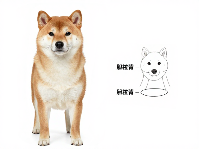 日系柴犬品相,底毛浓密柔软、面部皱纹少,高颜值健康标准解析