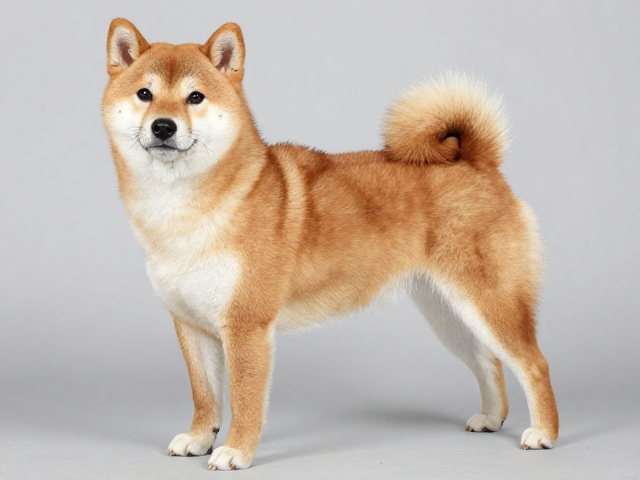日系柴犬品相解析,AKC标准下的外层毛硬且直特征