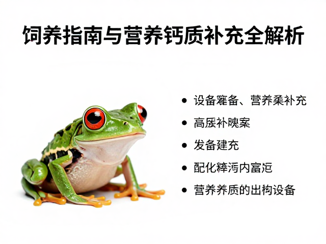 红眼角蛙饲养指南,设备筹备与营养钙质补充全解析