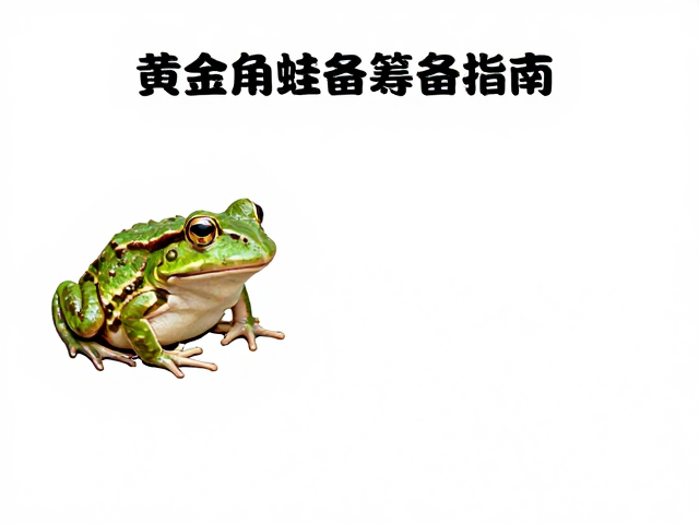 黄金角蛙设备筹备指南,如何有效预防寄生虫感染