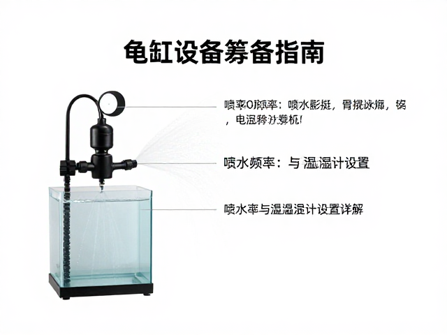 乌龟缸设备筹备指南,喷水频率与温湿度计设置详解