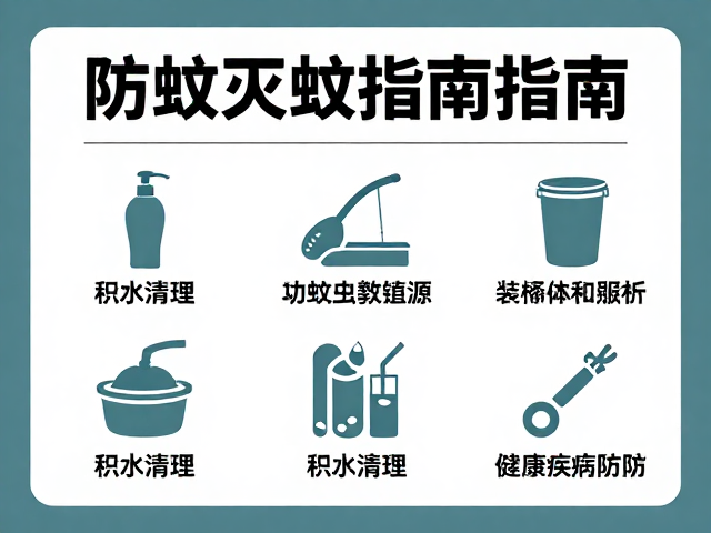 防蚊灭蚊指南,设备筹备、积水清理与健康疾病预防全解析
