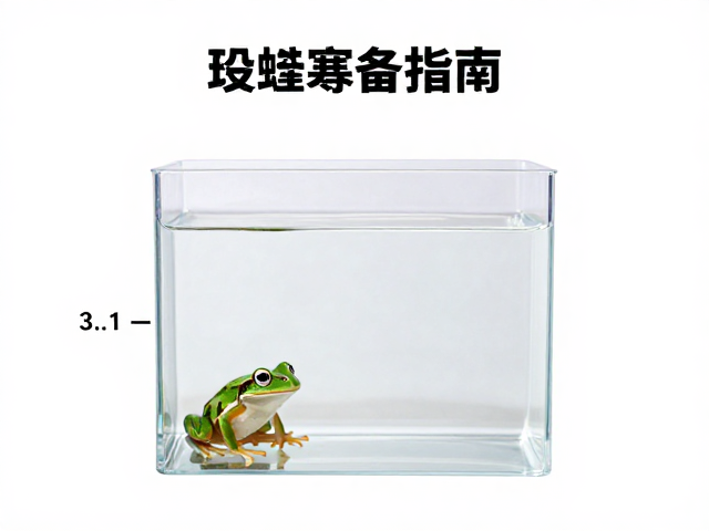 玻璃蛙饲养设备筹备指南,水位高度设定与造景细节