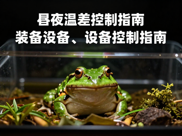 角蛙饲养,设备筹备与昼夜温差控制指南