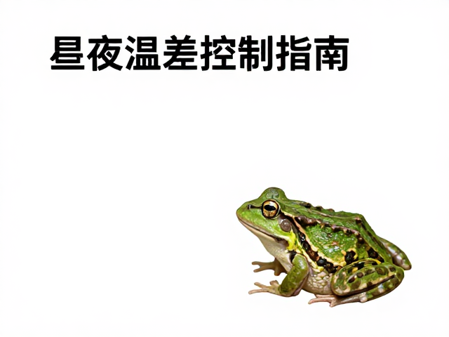 角蛙饲养,设备筹备与昼夜温差控制指南