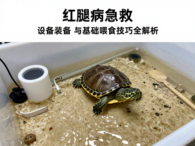 红腿病急救!乌龟设备筹备与基础喂食技巧全解析