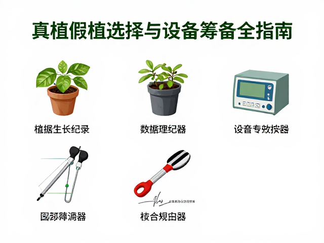 植物生长记录,真植假植选择与设备筹备全指南