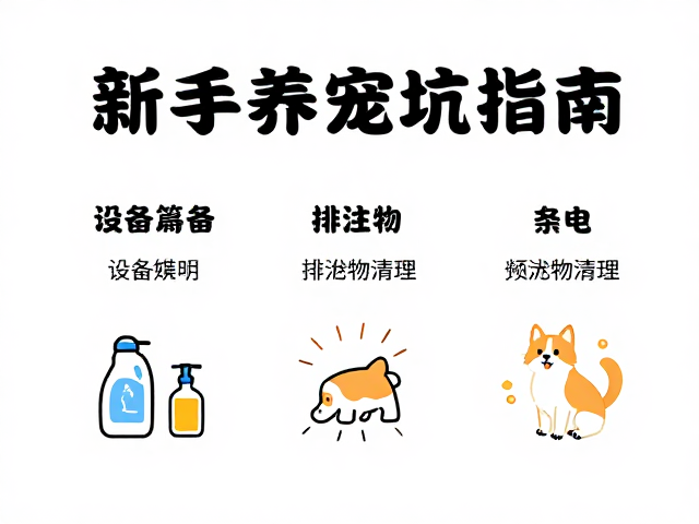 新手养宠避坑,设备筹备、排泄物清理与频繁打扰的应对指南