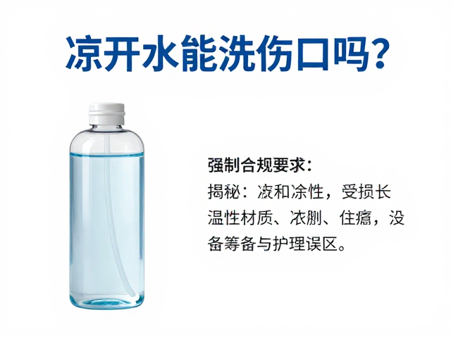 凉开水能洗伤口吗?揭秘皮肤完整性受损后的设备筹备与护理误区