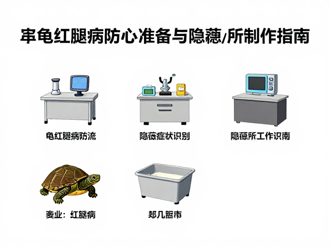 乌龟红腿病防治，设备筹备与隐蔽所制作指南