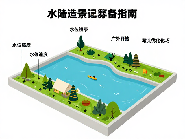 半水陆造景设备筹备指南,水位高度设定与流量优化技巧
