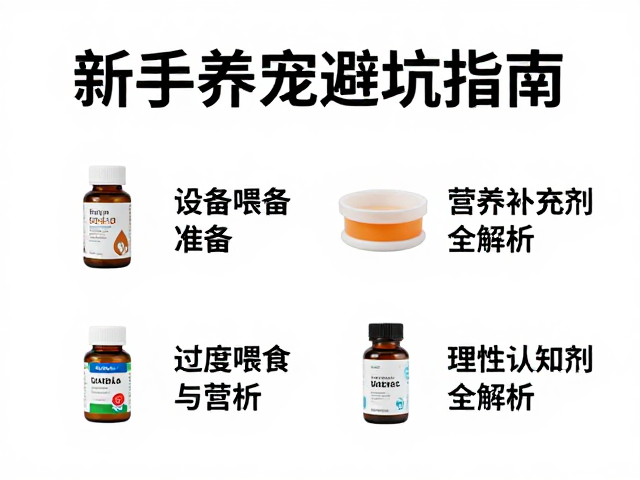 新手养宠避坑指南，设备筹备、过度喂食与营养补充剂全解析