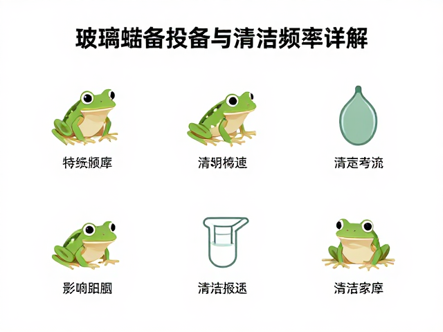 玻璃蛙饲养设备筹备指南与清洁频率详解